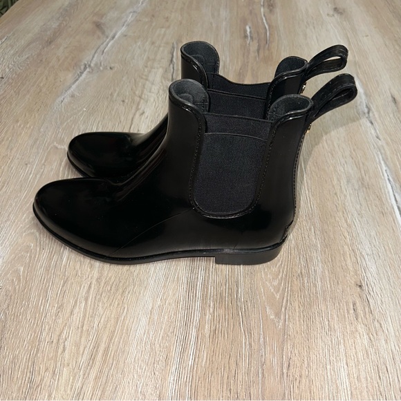 Sam Edelman Women's Waterproof Tinsley Rain Ankle Boots Glossy Rubber US 10M 40 - Picture 3 of 12